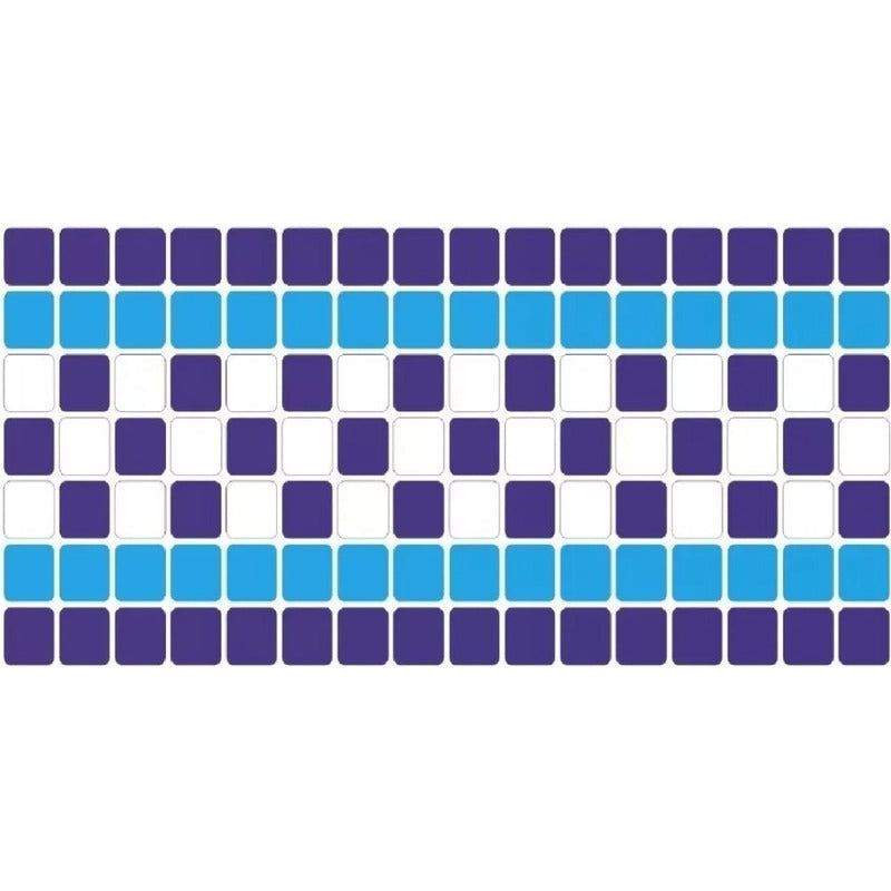 Cenefa Mosaico Veneciano Para Alberca / Mod: Ajedrez 16 Mts